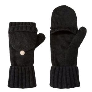 A New Day Women’s Flip Top Knit Mitten Gloves EUC